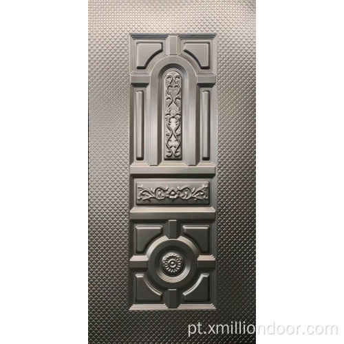 Painel de porta de metal decorativo